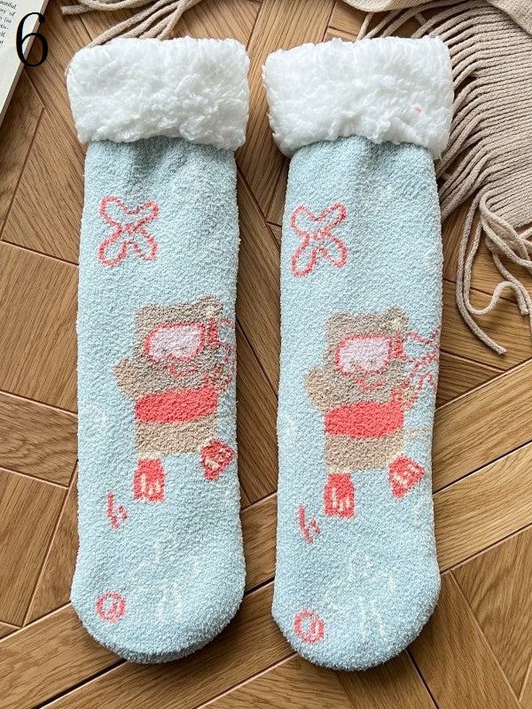 Bear Winter Socks 7 Options Cartoon