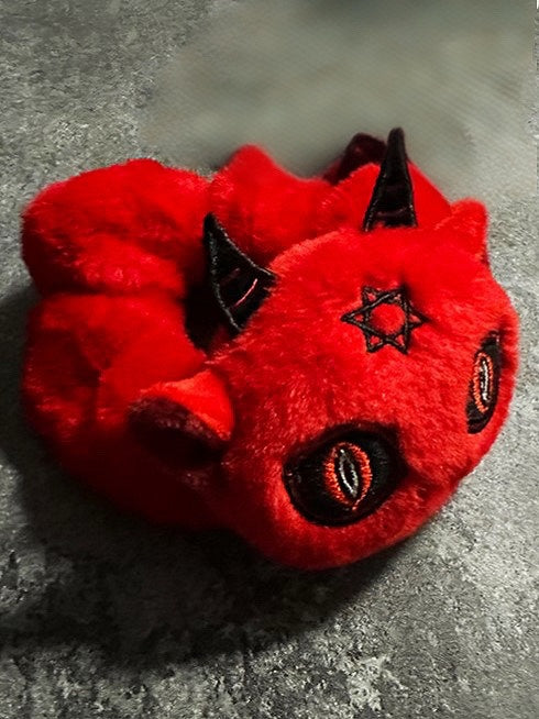 Red Scrunchie Gothic Devil