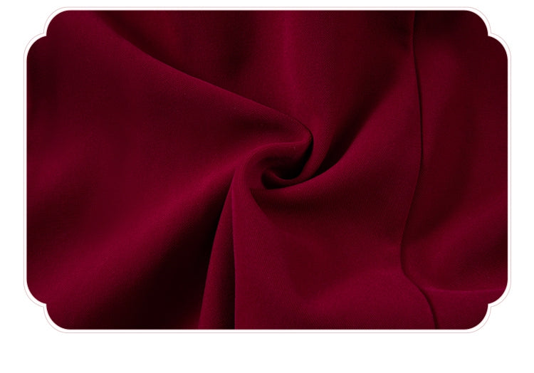 Dress Fit Lolita Slim Fashion Waist Red Elegant