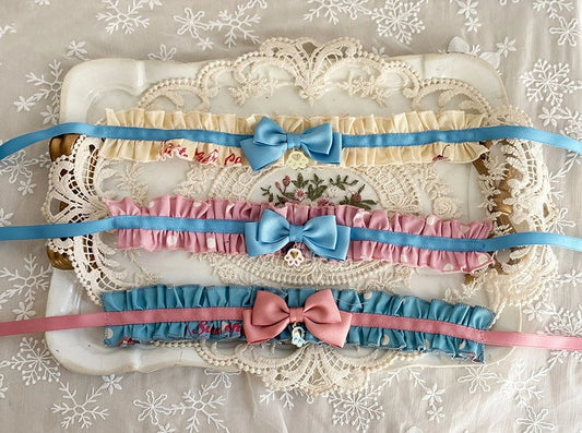 / Yellow Choker Blue Pink