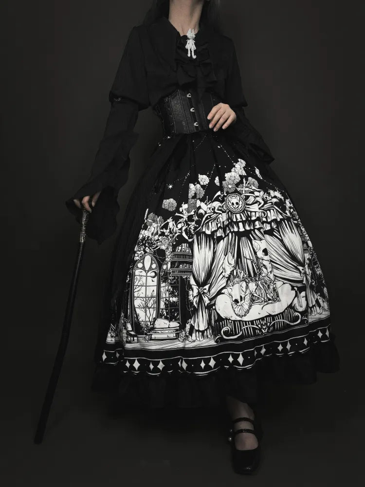 Corset Black Boned Belt PU Leather