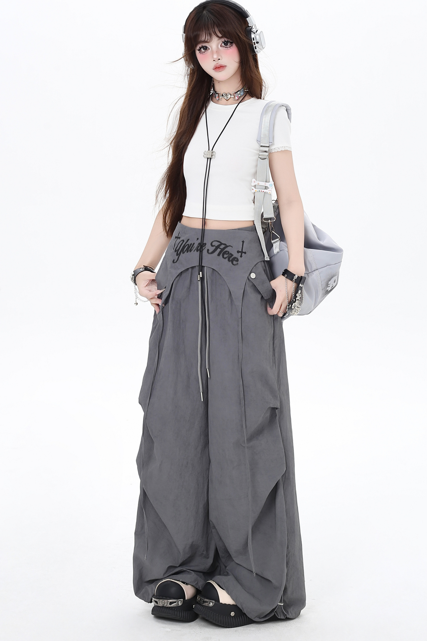 Girls Casual Waist High Spice Pants