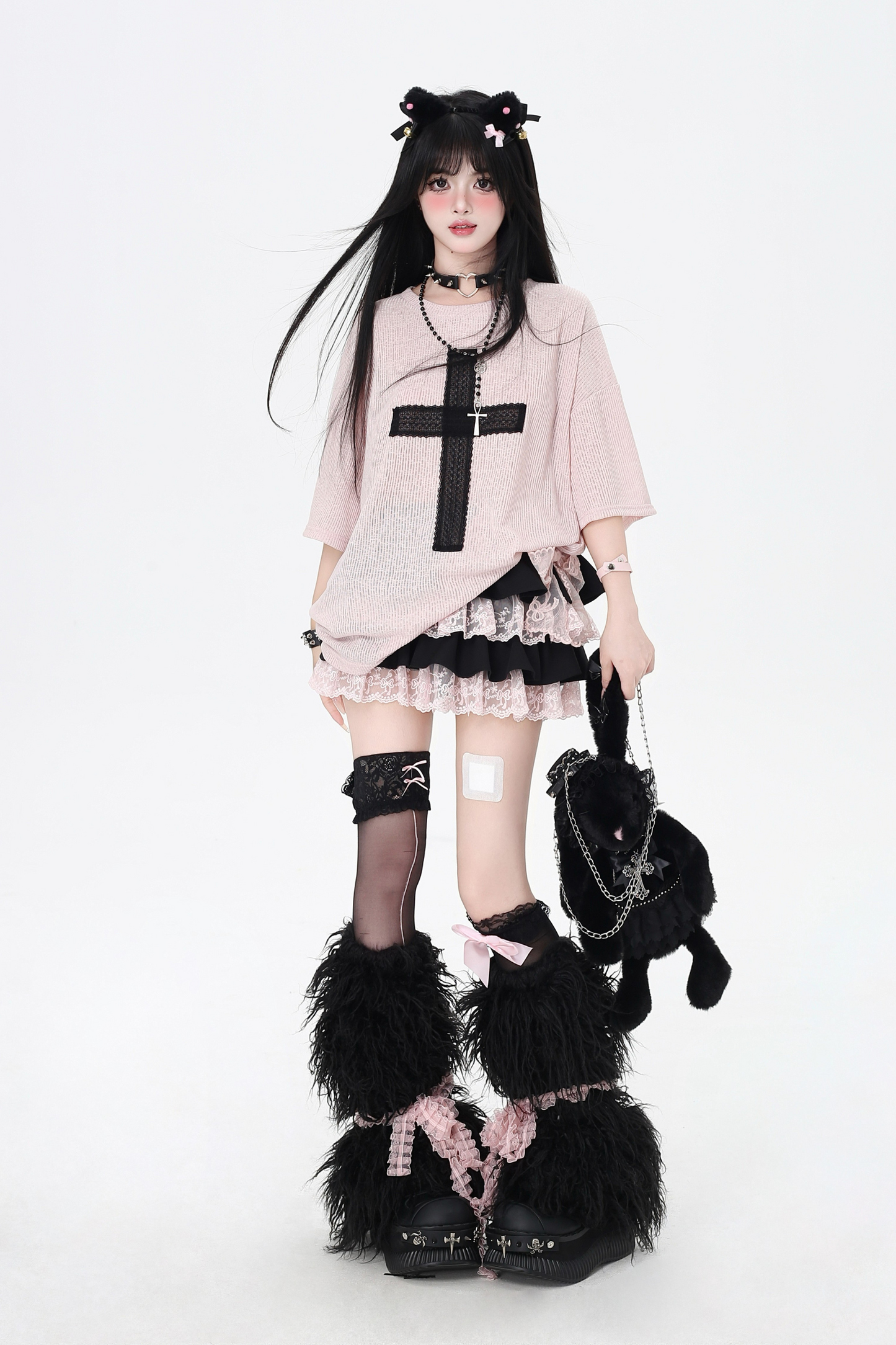 Cross Tops Patch Loose Subculture