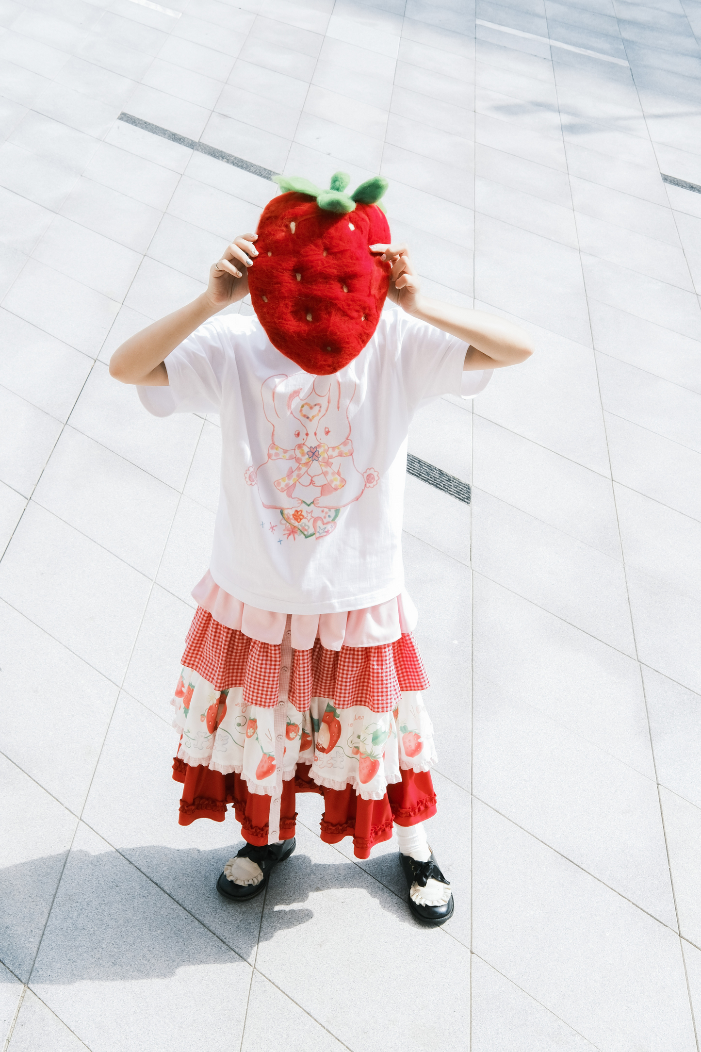 T-Shirt Love mit Sternen-Print
