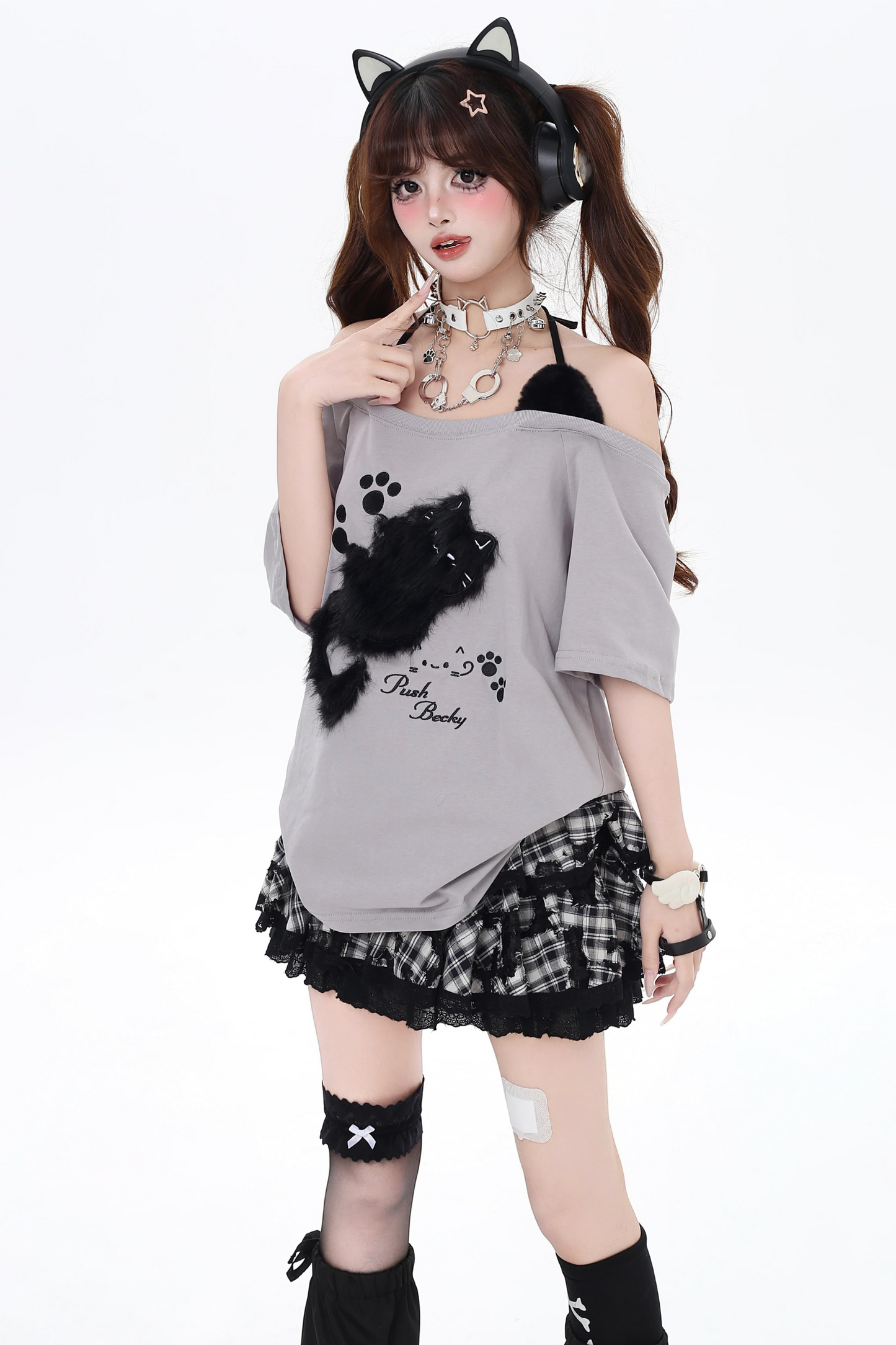Cozy Cat Coal Casual T-Shirt