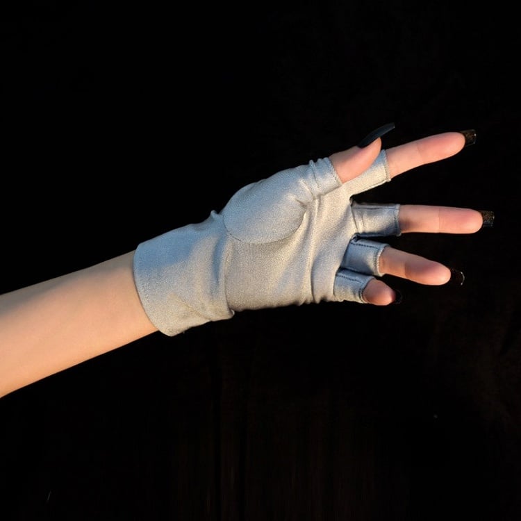 Finger Silver Bracelet Gloves + Cyberpunk