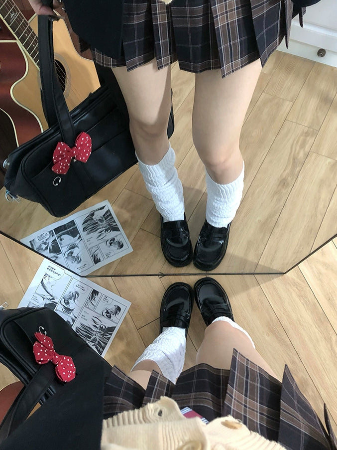 Uniform Calf JK 60CM/100CM Socks Knitted Length White