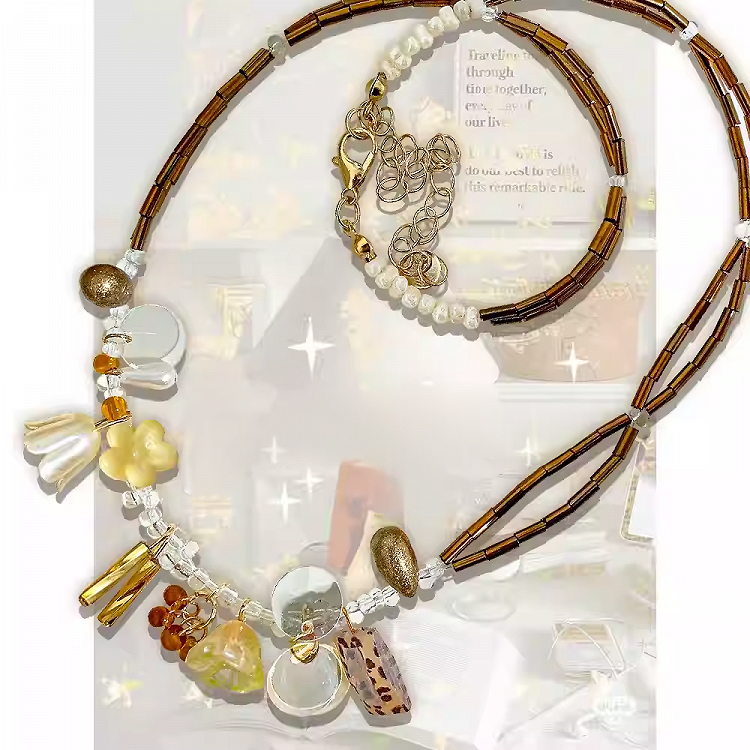 Maiglöckchen-Perlenkette