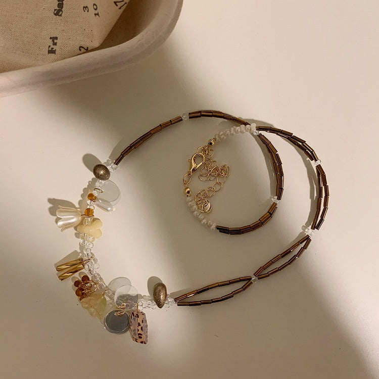 Maiglöckchen-Perlenkette