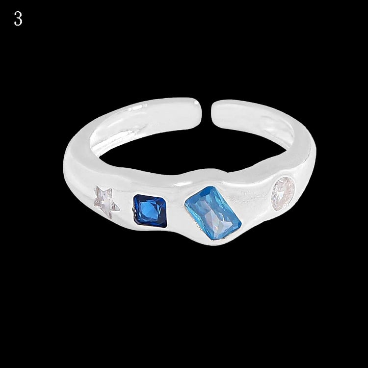 Rhinestone Decorated Options 9 Y2K Ring Bittersweet