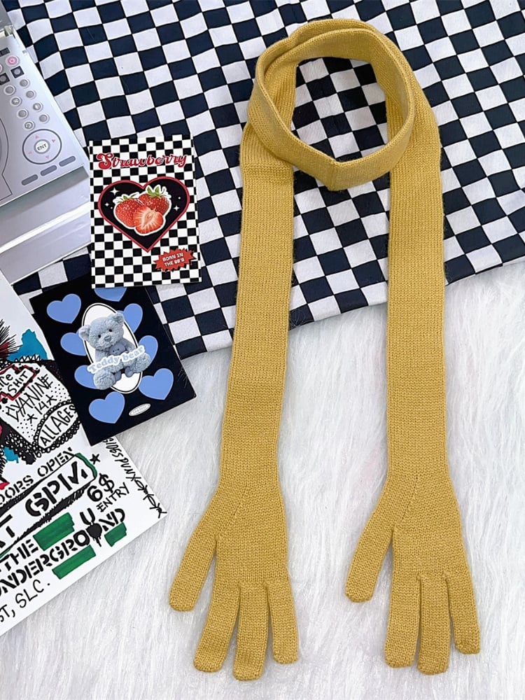 Y2K Hand-shaped Scarf