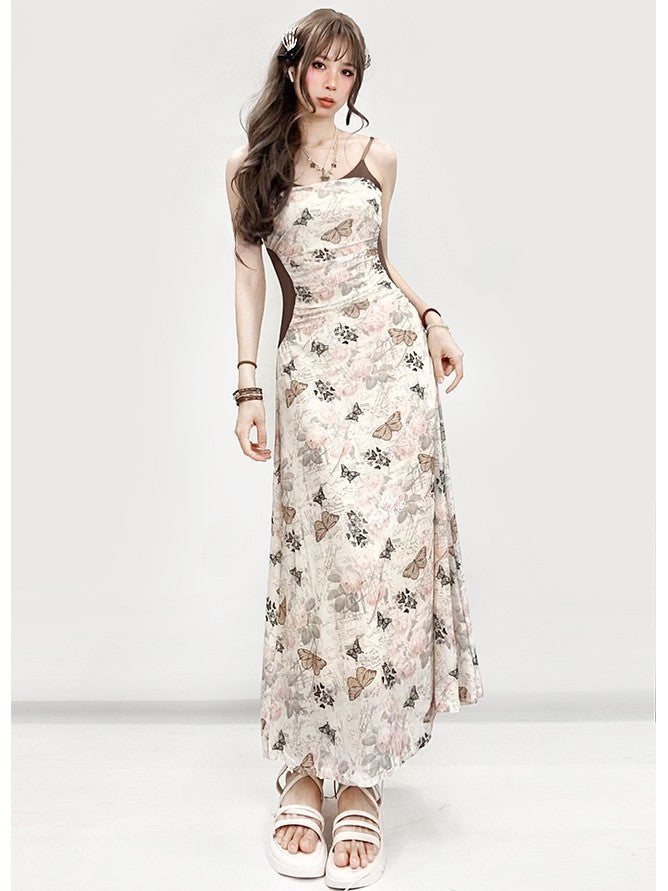 Print Dress Colorful Butterfly Cami Bittersweet Glamorous