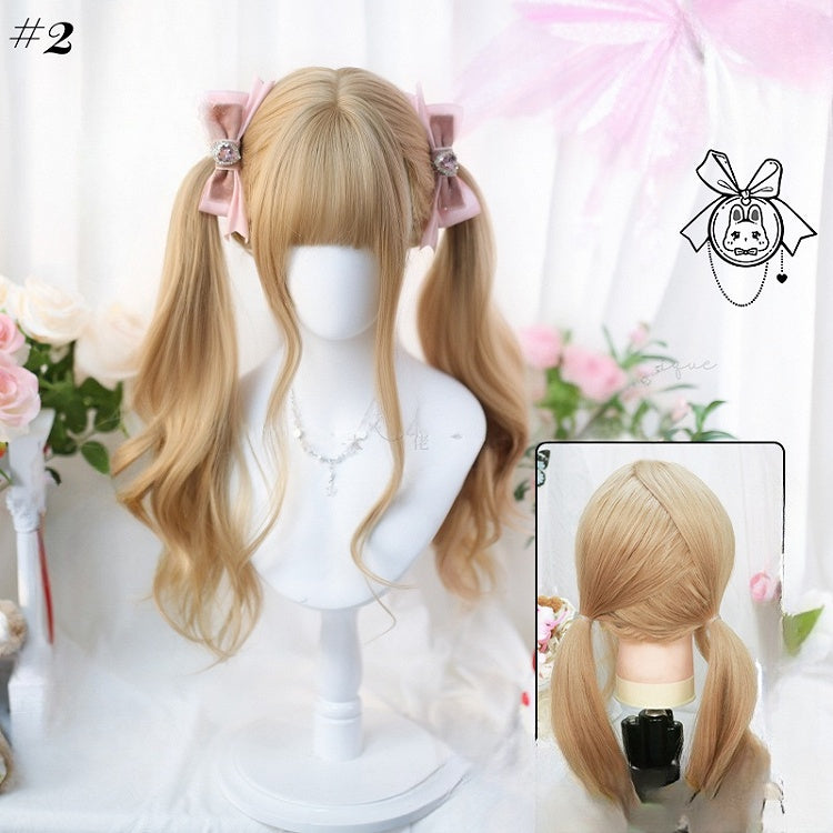 アンダーバスト丈ウェーブ合成ウィッグ