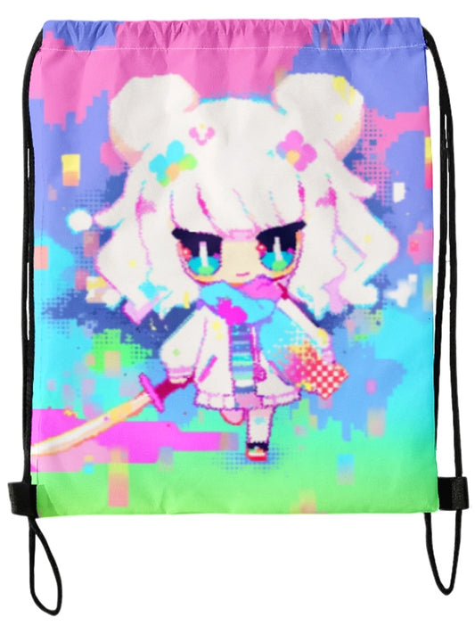 Bag Cartoon Colorful Y2K Print
