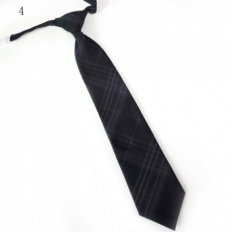 JK 4 Halsmusteroptionen Uniform Krawatte Plaid