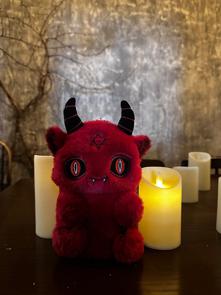 Y2K Plush Doll Bag Red Devil Gothic