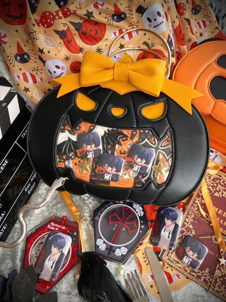 Halloween Schwarzer Kürbis Ita Tragetasche