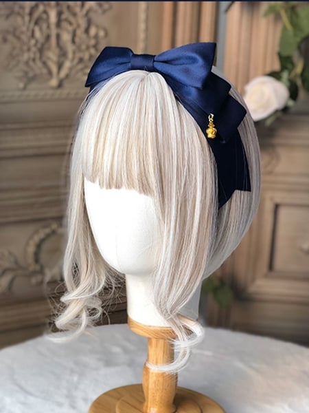 Crown Lolita Bow Optionen mit Charm Farbe Golden Large KC – 15
