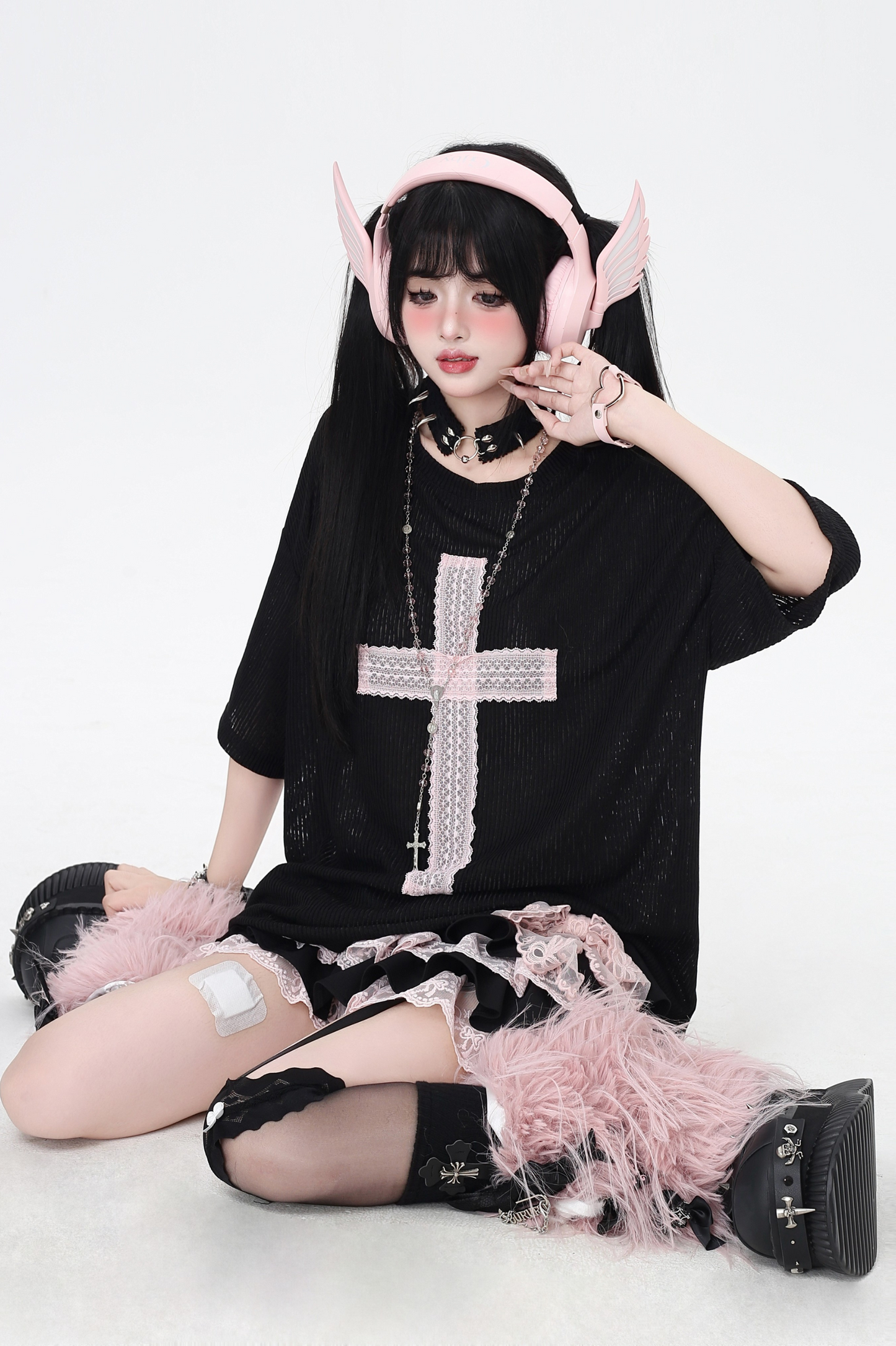 Cross Tops Patch Loose Subculture