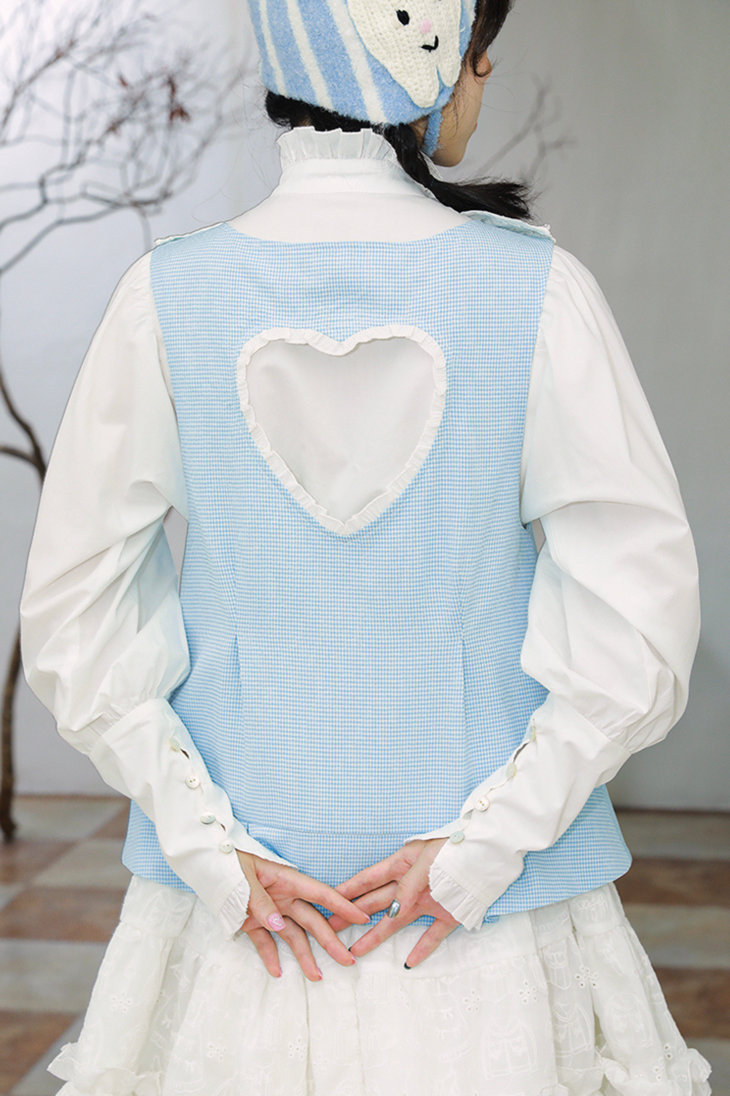 Peach Blue Fairy Neighborhood👼 Island Vest Angel