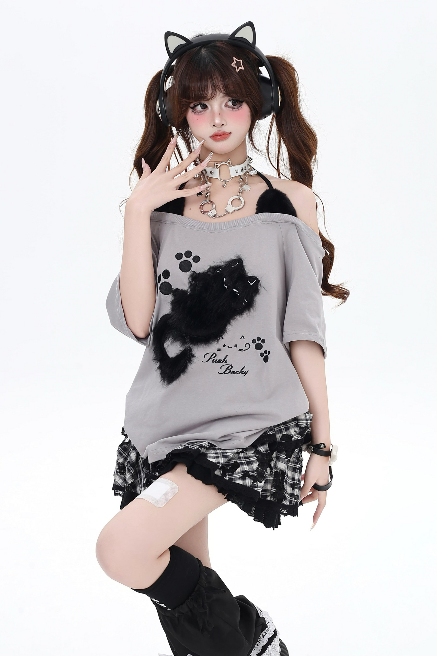 Coal Cozy T-Shirt Cat Casual