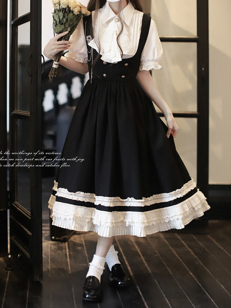 Butterfly Embroidery Black Badge with