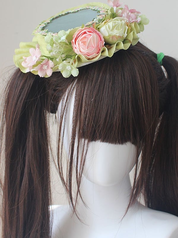 Design Hut Floral Grün/Pink Mini