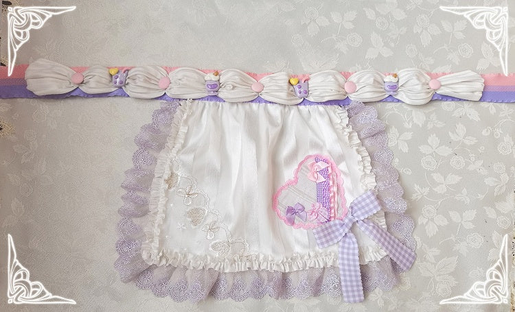 Belt Cream Lolita Waist Dessert Sweet Apron