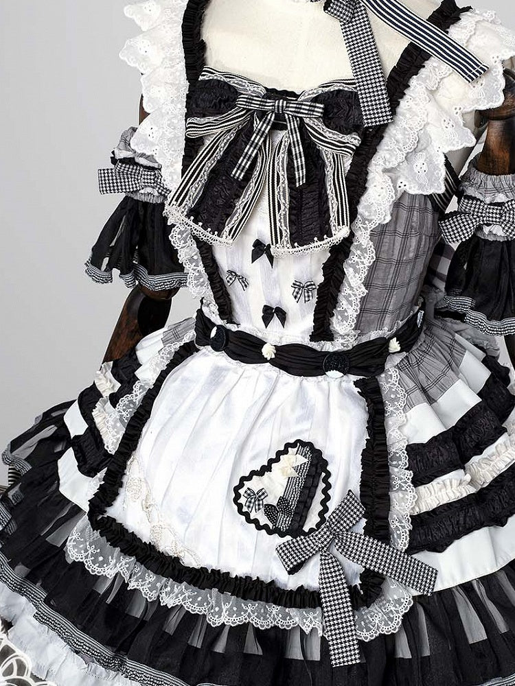 Belt Cream Lolita Waist Dessert Sweet Apron