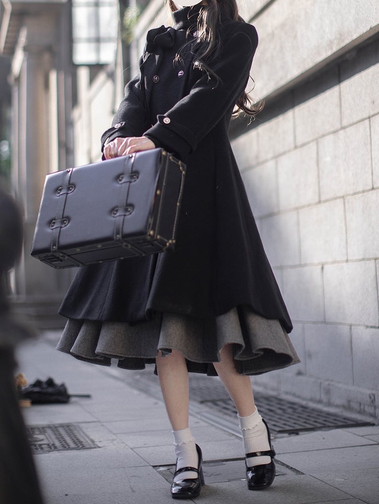 Brosche Schwarze Schleife