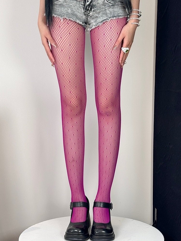 Polka-dot Options Color 7 Y2K Pattern Tights