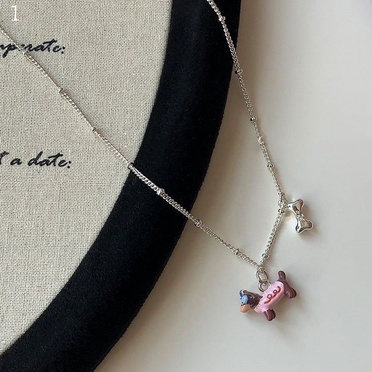 Options Puppy Bittersweet 3 Y2K Decorated Necklace/Bracelet