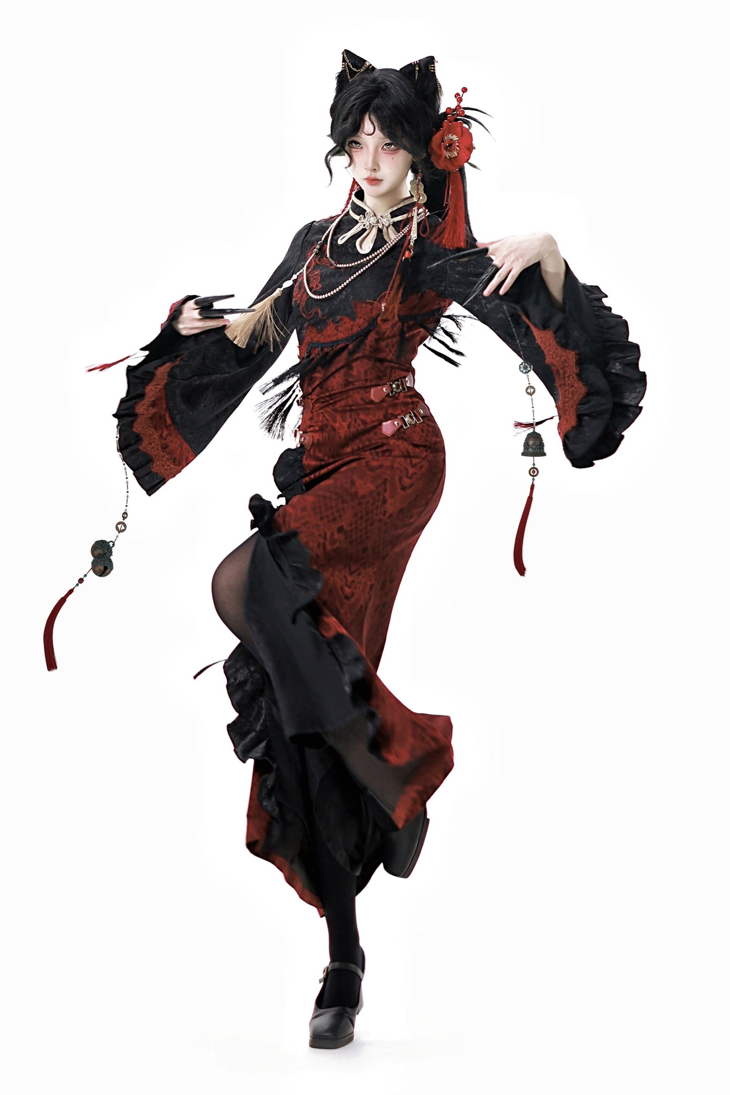 New Style Pre-order Spirit product China Jacket Snake Cape
