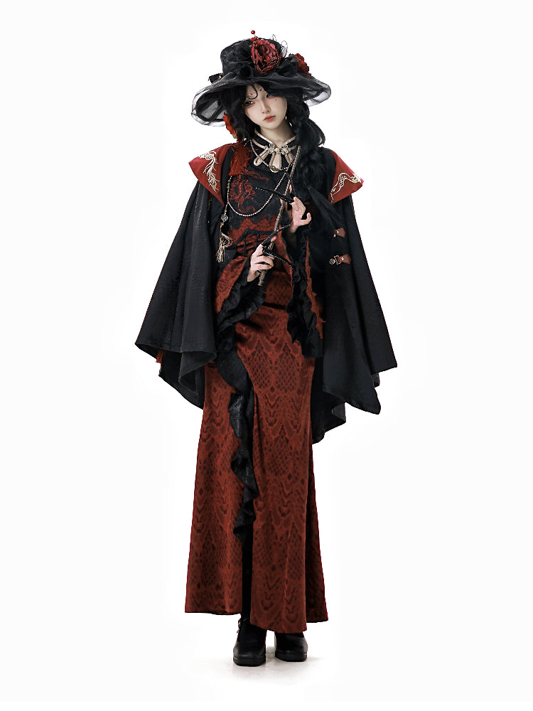New Style Pre-order Spirit product China Jacket Snake Cape