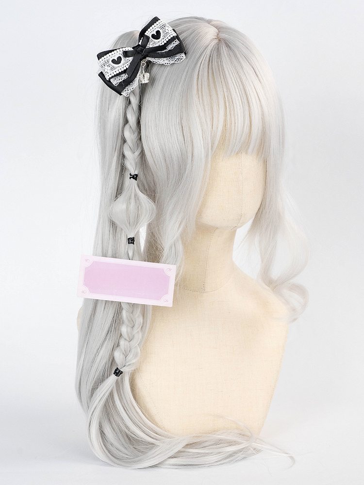Jirai Kei Crown Charm Spitze Schleife Haarspange