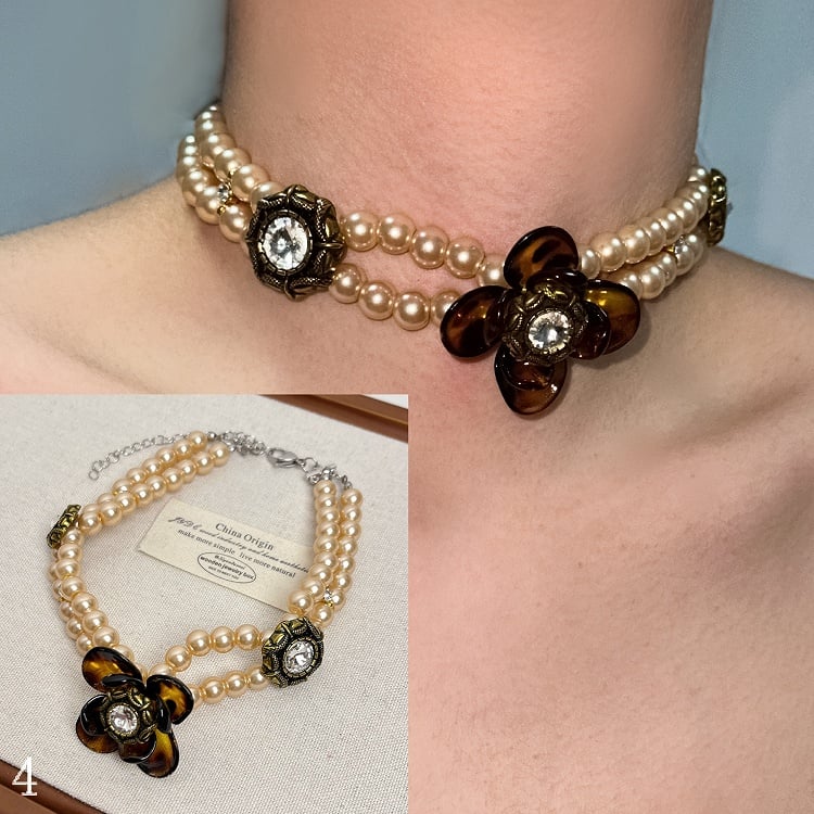 Pattern Leopard 4 Options Necklace/Choker