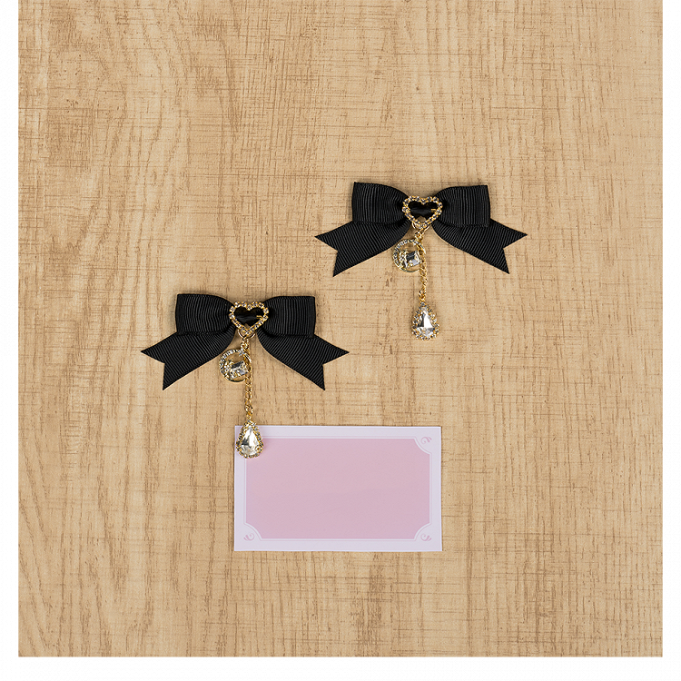 Colors 5 Kei Jirai Celestial Moon Star Gemstone Collection Bowknot Hairclips