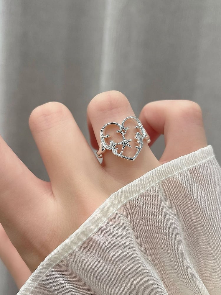 Star/Shell 3 Options Y2K Bittersweet Ring