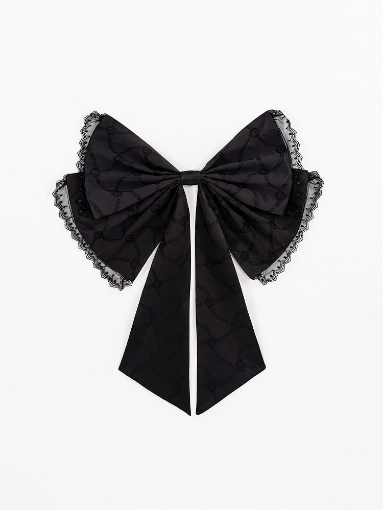 Corset Black Big OP Dress Lolita with Skirt Ruffle Princess Waist