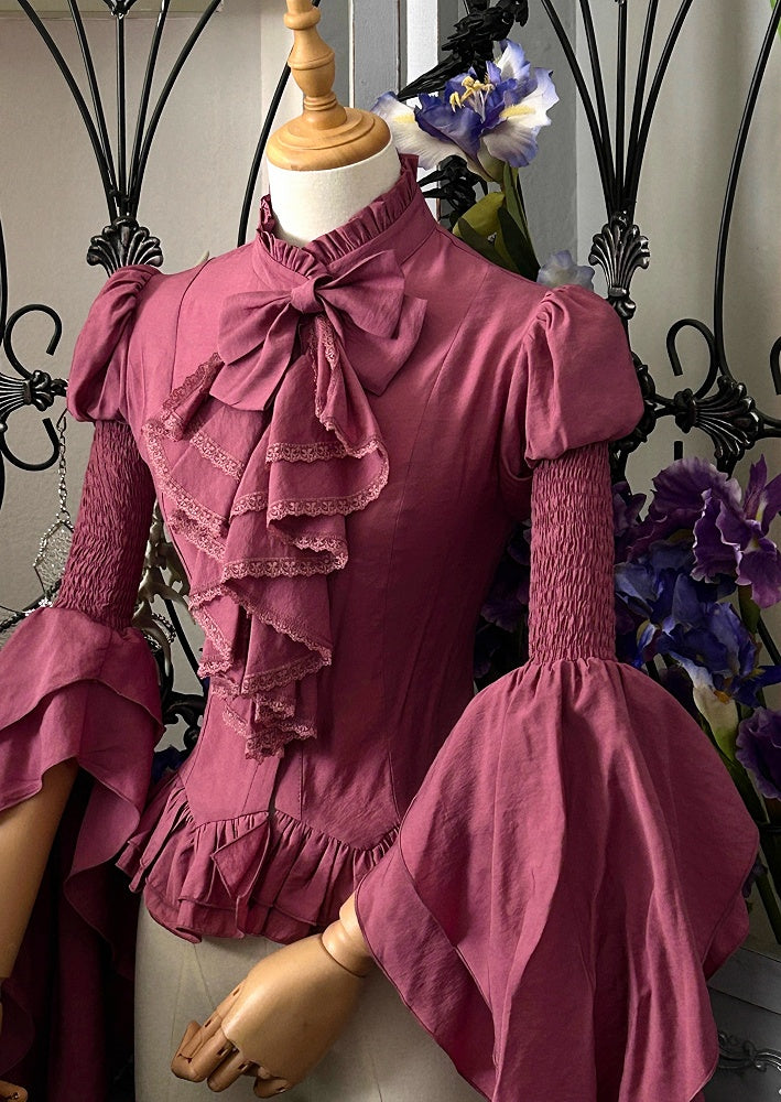 Pink Puff Short Sleeves Gothic Lolita Blouse