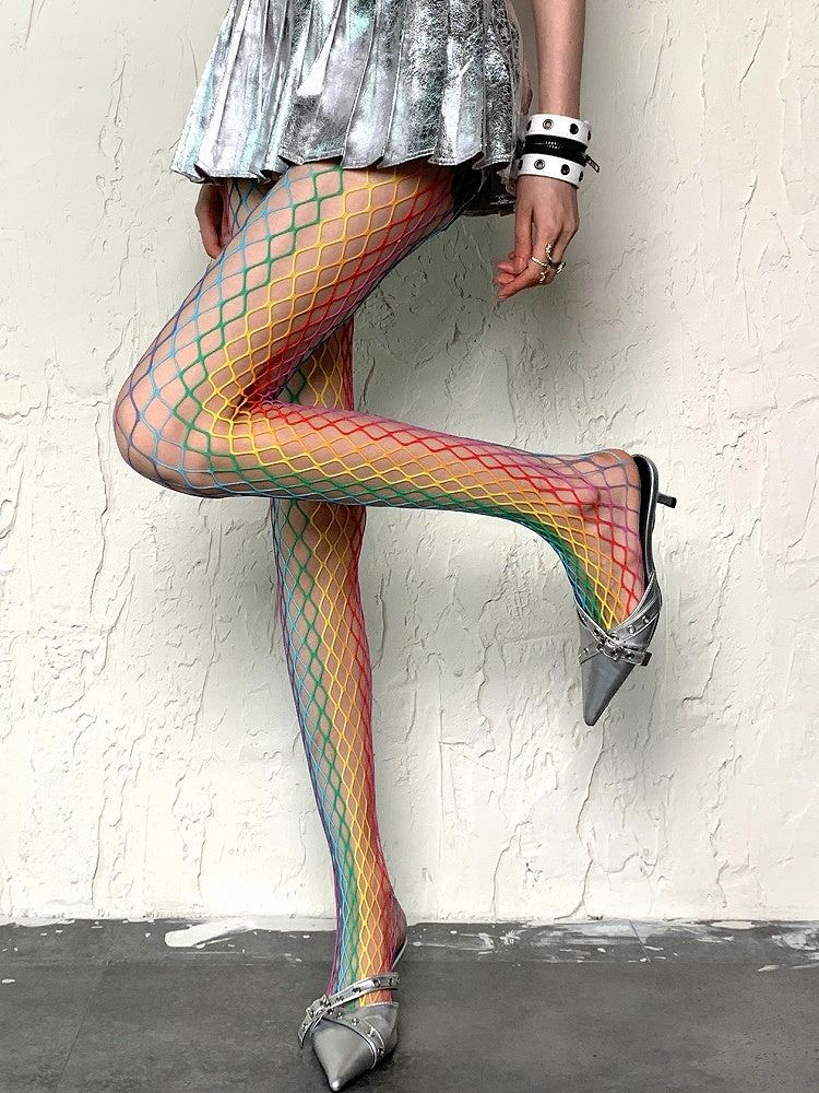 Regular Tights Fishnet Colorful Y2K Version