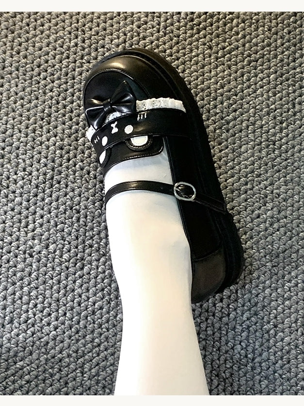Style Design Bear JK Preppy - Schuhe PU mit Leder