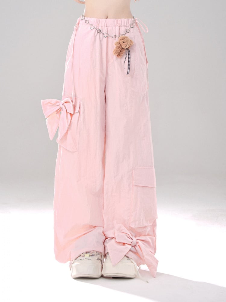 カーゴポケット ボウノットパンツ