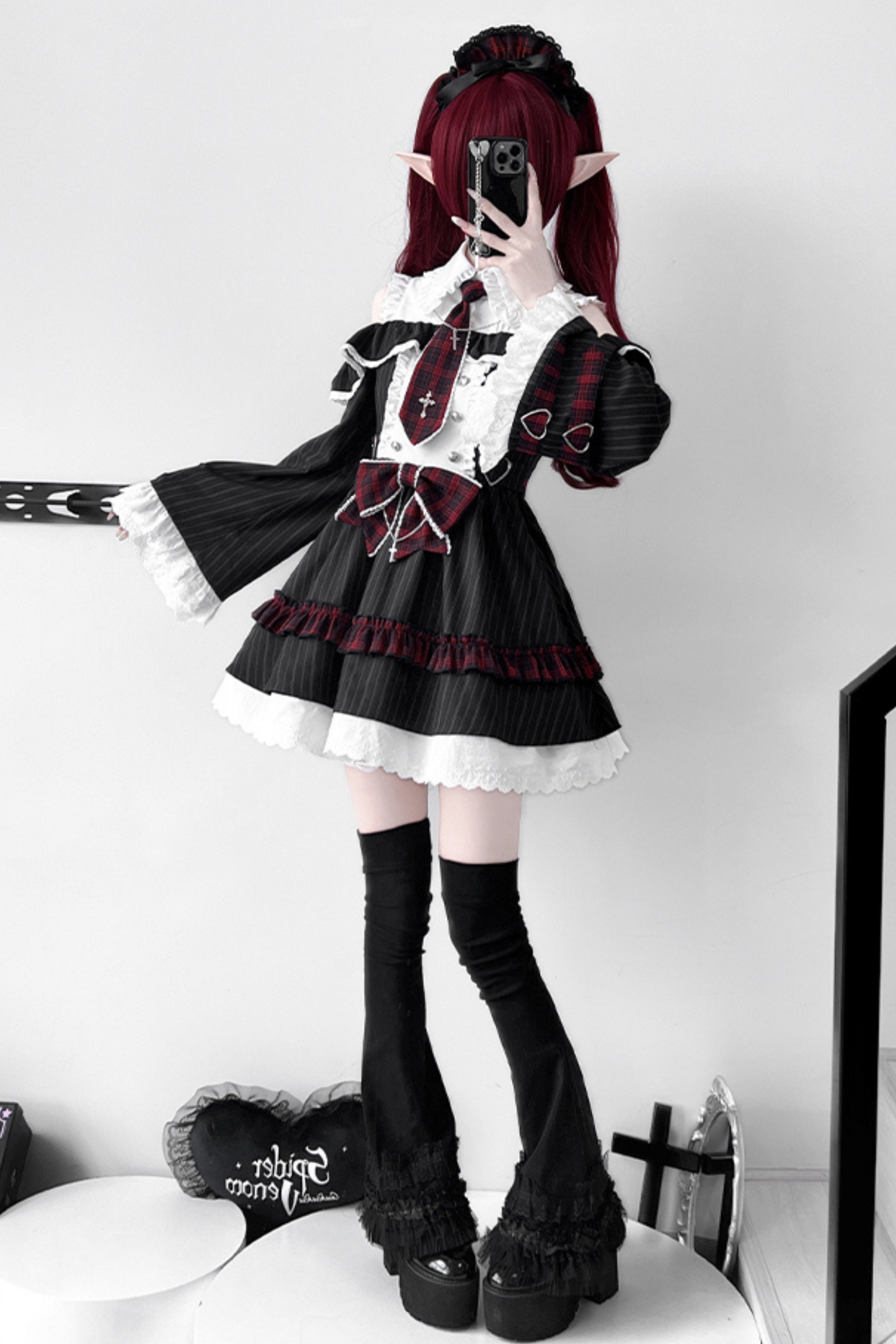 Dress Cross Set Dark Daily Girl