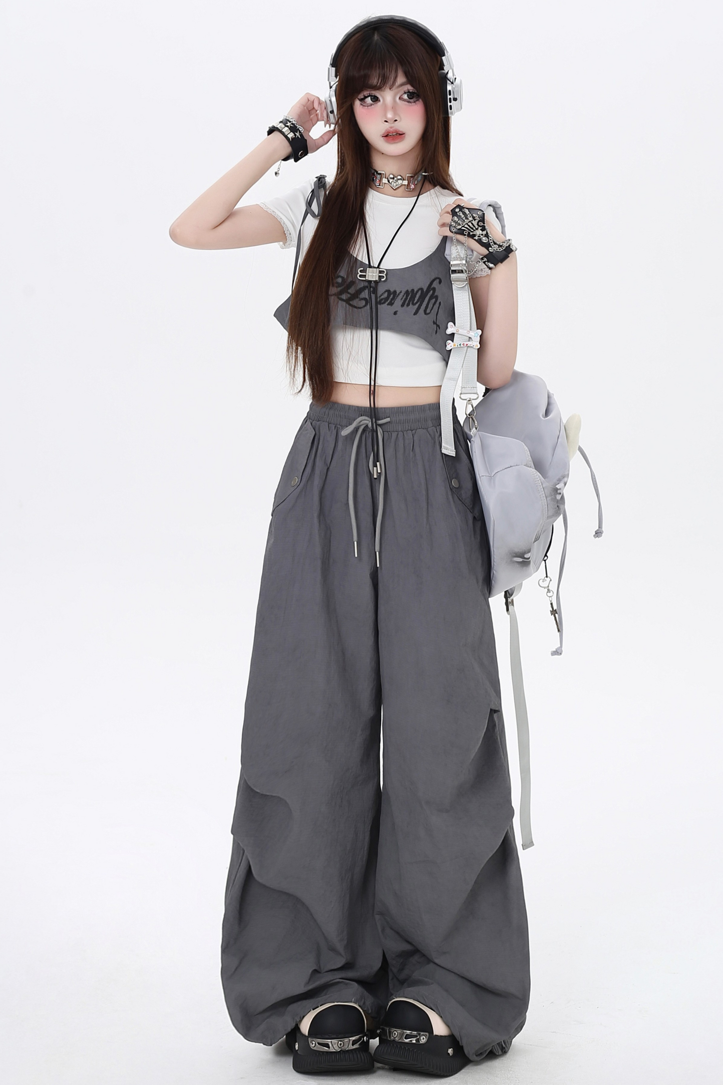 Girls Casual Waist High Spice Pants