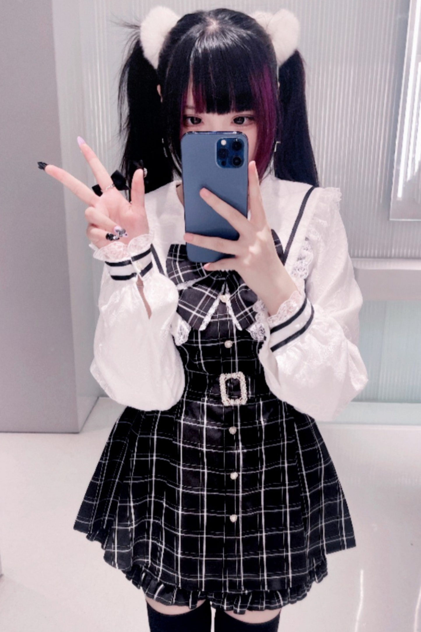 Reservierungen Süße Shorts Top Rüschen Sailor + Dark
