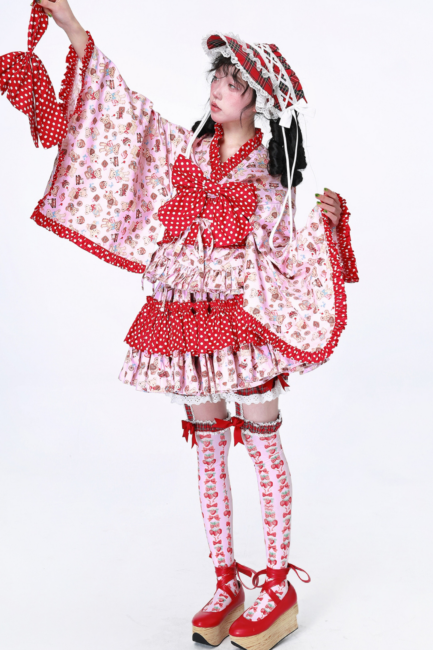 Retro Pop Kimono Lolita Tops