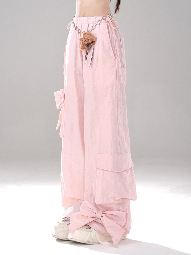 カーゴポケット ボウノットパンツ