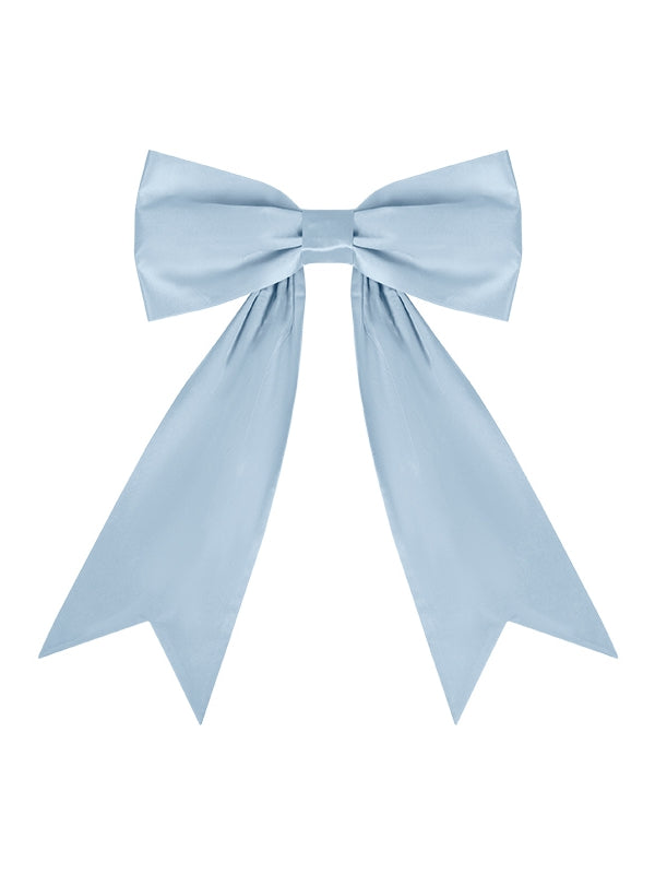 Beige Bow Gray Big Blue /