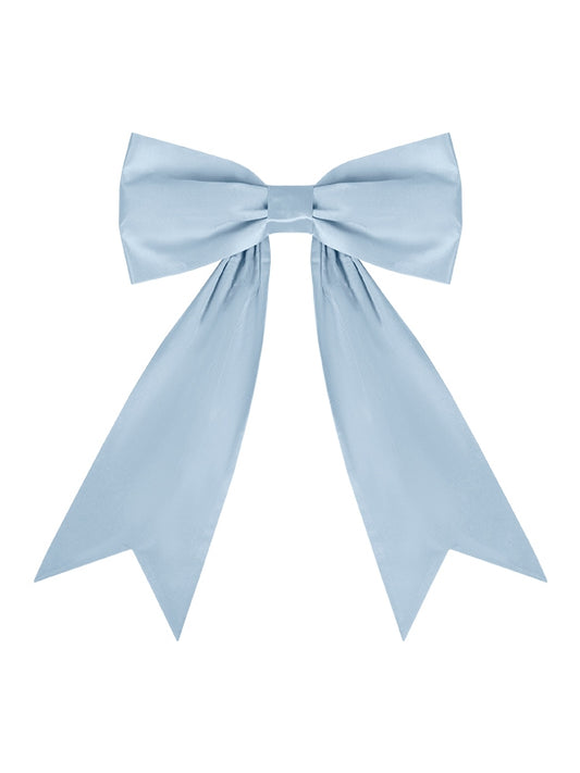 Beige Bow Gray Big Blue /